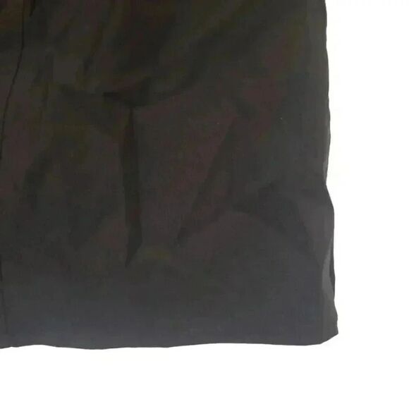 Eddie Bauer Women's Black Nylon/Spandex Tulip Faux Wrap Drawstring Skort - Picture 10 of 13